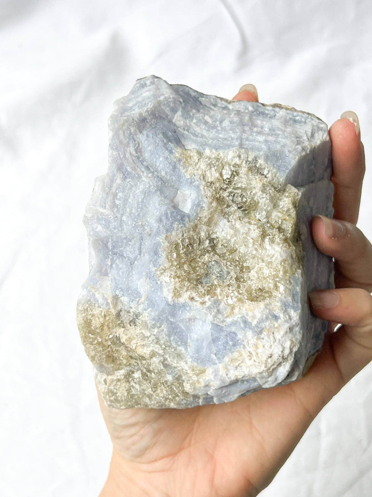 Blue Lace Agate Rough - Unearthed Crystals