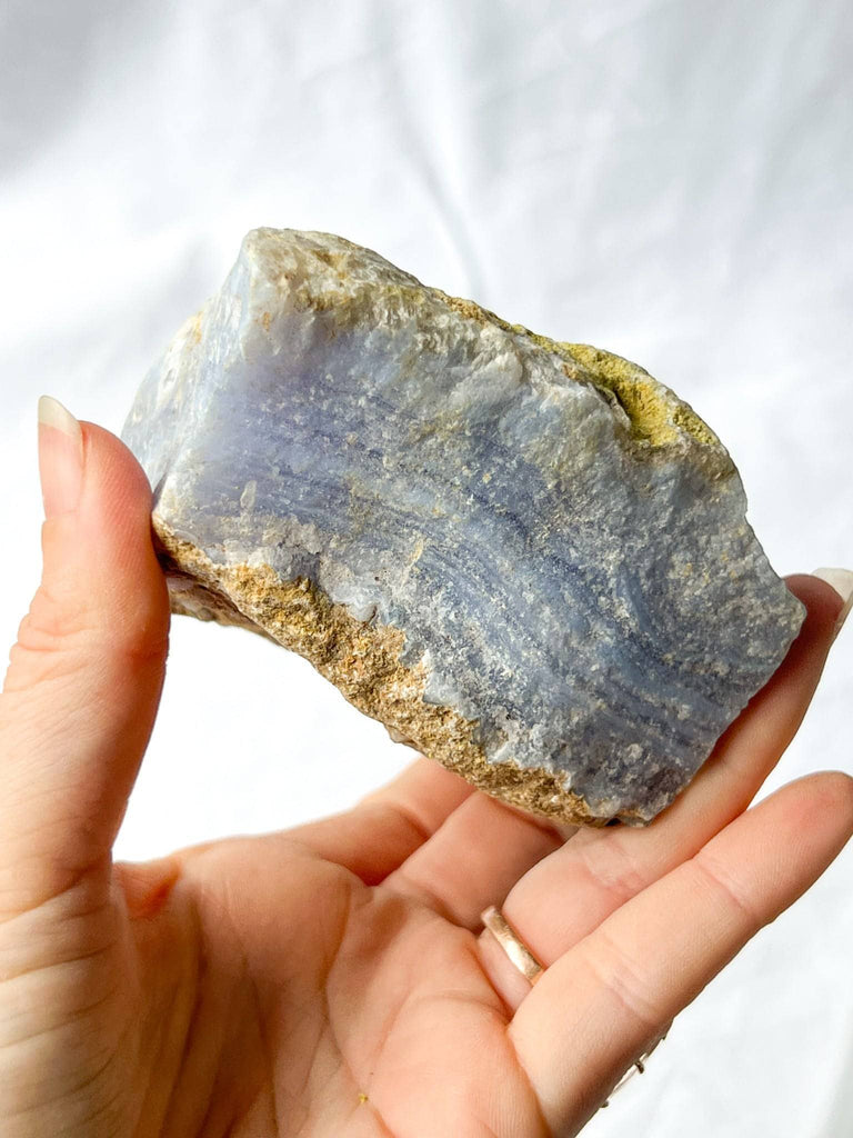 Blue Lace Agate Rough - Unearthed Crystals