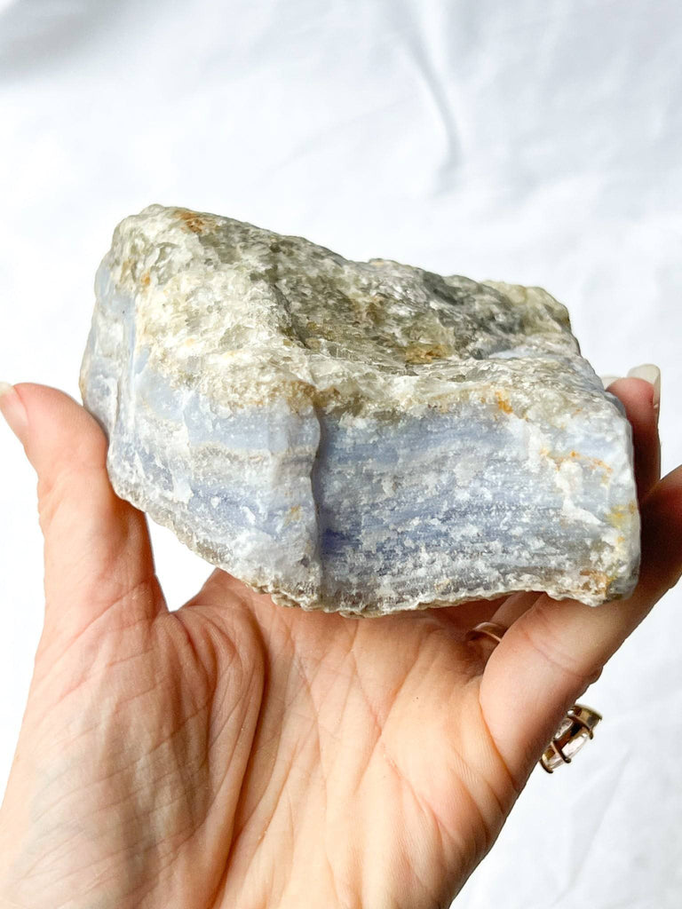 Blue Lace Agate Rough - Unearthed Crystals