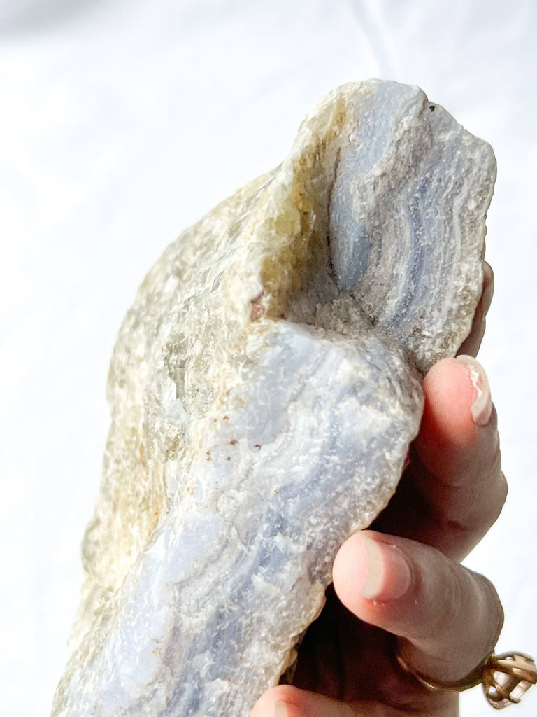 Blue Lace Agate Rough - Unearthed Crystals