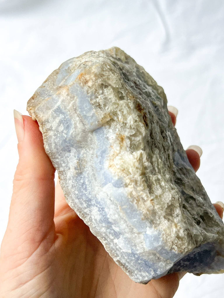 Blue Lace Agate Rough - Unearthed Crystals