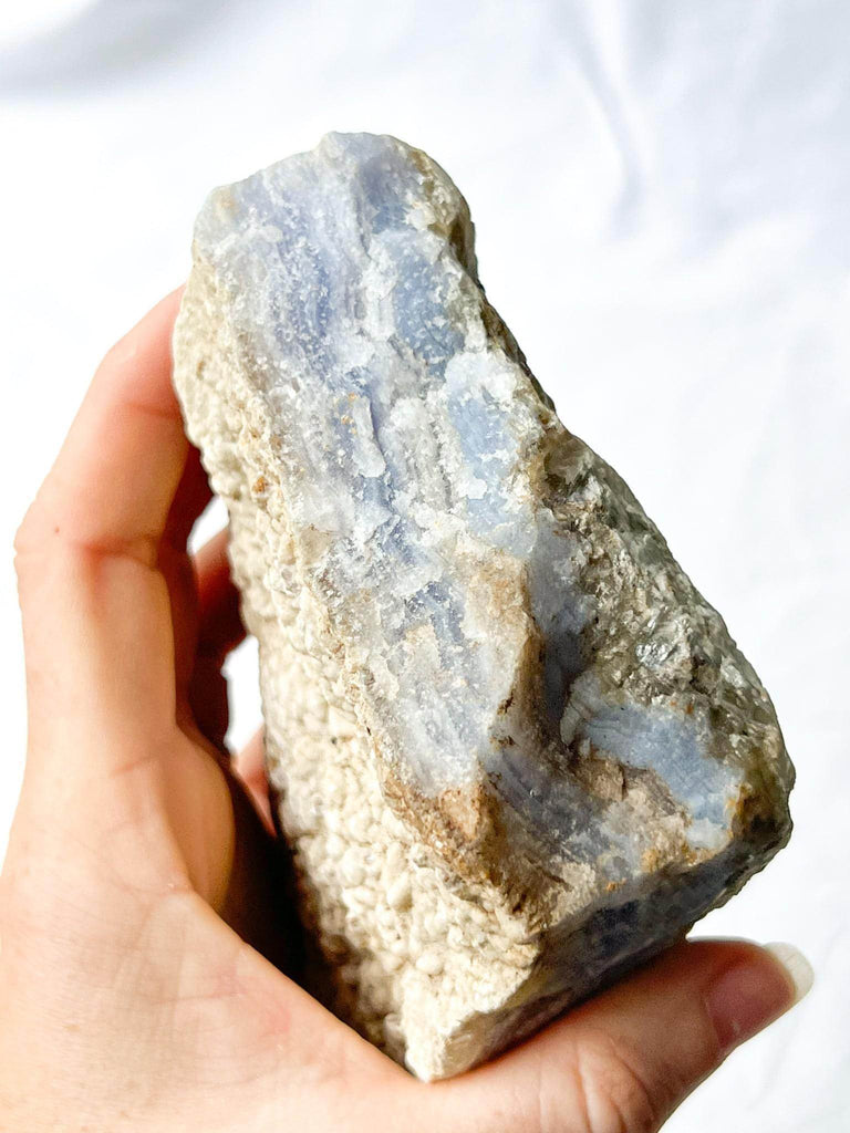 Blue Lace Agate Rough - Unearthed Crystals