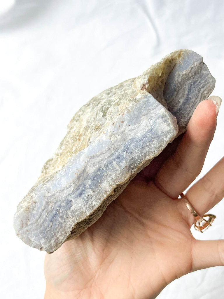 Blue Lace Agate Rough - Unearthed Crystals