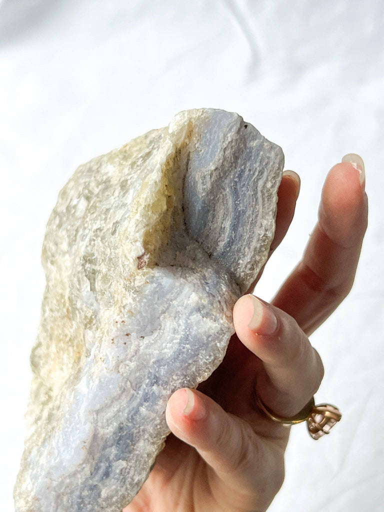 Blue Lace Agate Rough - Unearthed Crystals