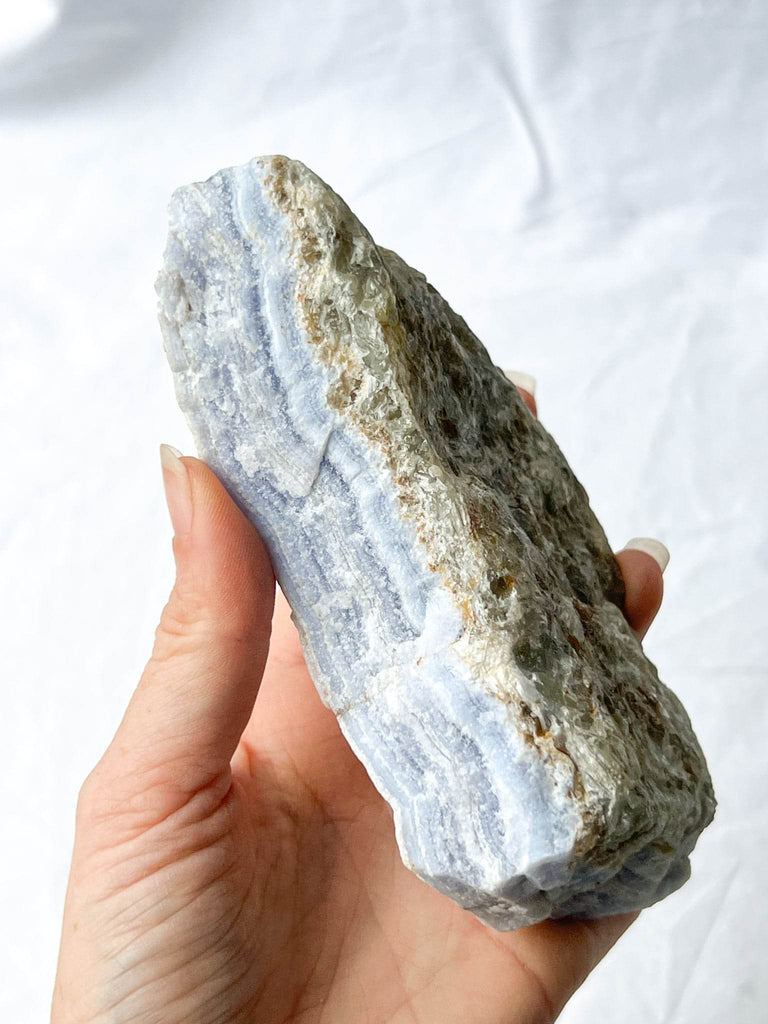 Blue Lace Agate Rough - Unearthed Crystals