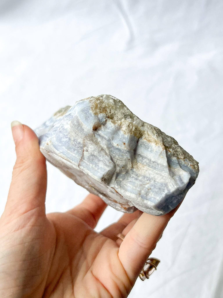 Blue Lace Agate Rough - Unearthed Crystals