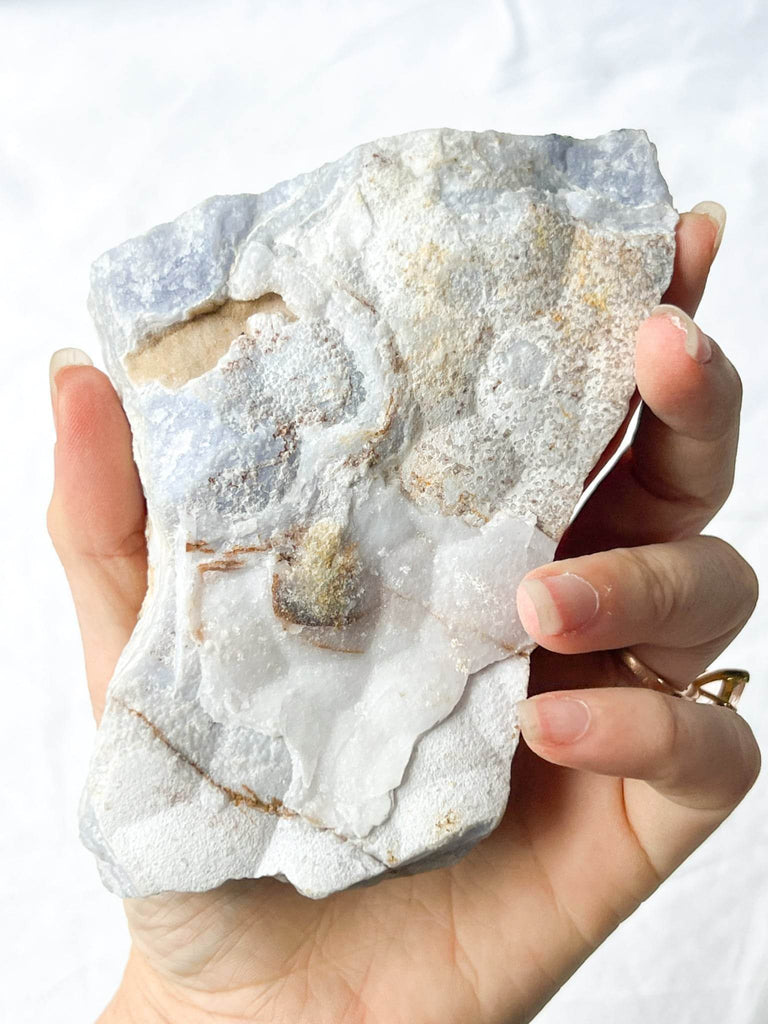 Blue Lace Agate Rough - Unearthed Crystals