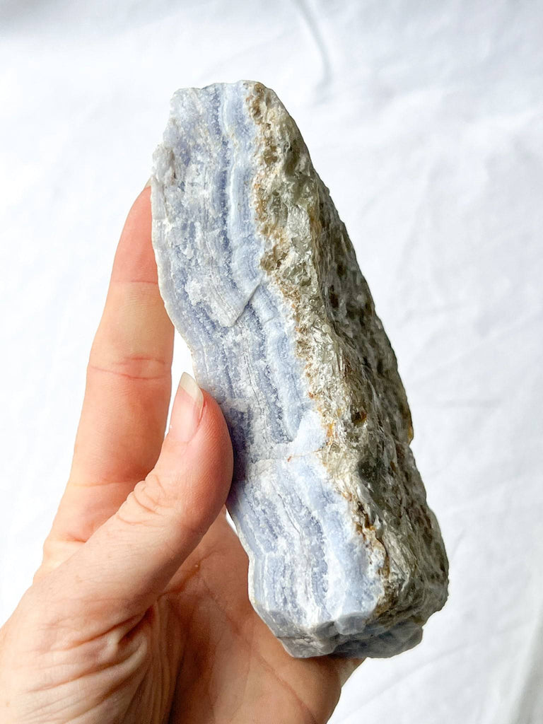 Blue Lace Agate Rough - Unearthed Crystals