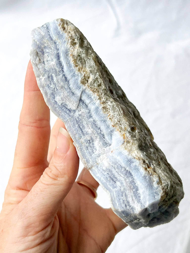 Blue Lace Agate Rough - Unearthed Crystals