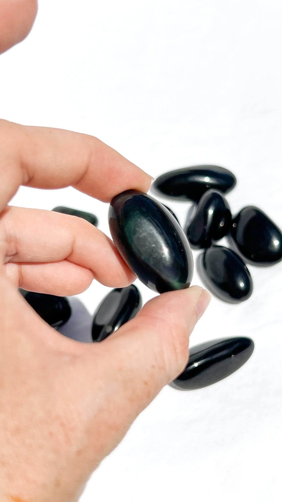 Rainbow Obsidian Tumbles | Small - Unearthed Crystals