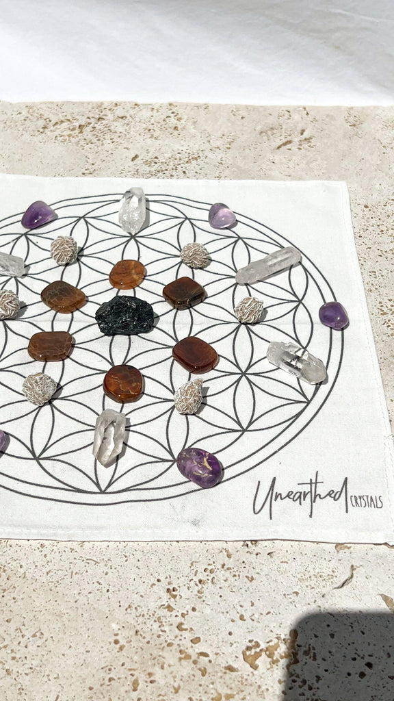 Crystal Gridding Starter Kit | Protection - Unearthed Crystals