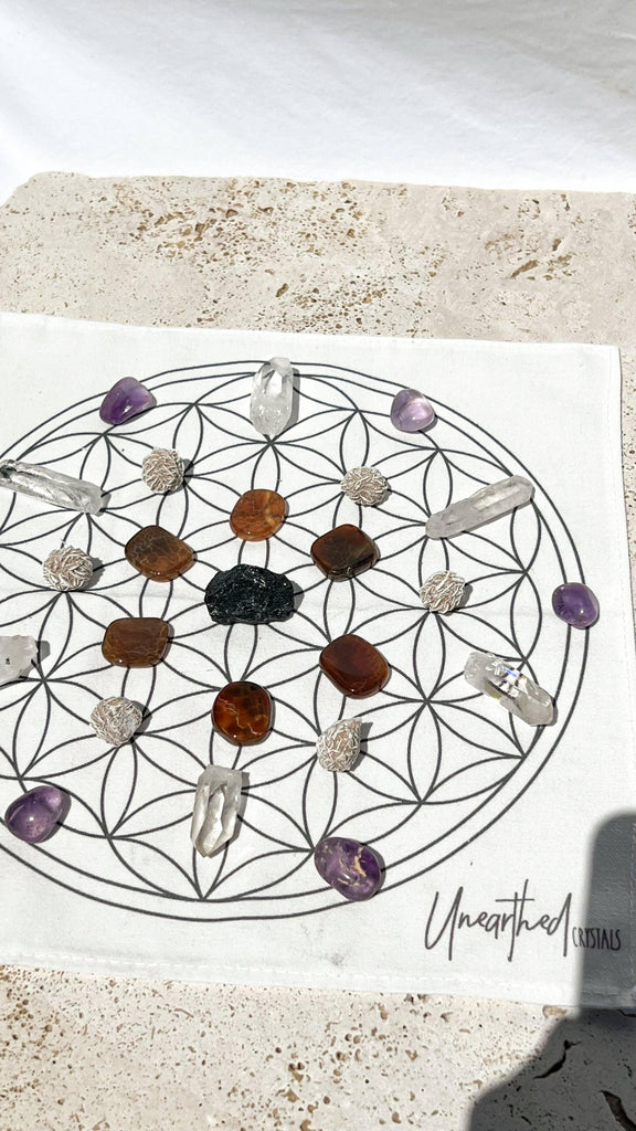 Crystal Gridding Starter Kit | Protection - Unearthed Crystals