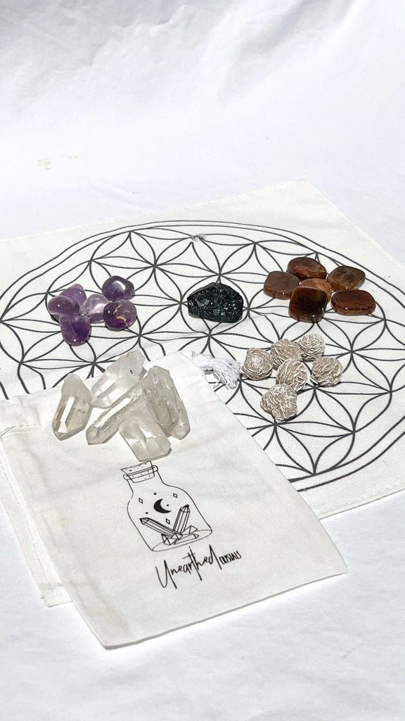 Crystal Gridding Starter Kit | Protection - Unearthed Crystals