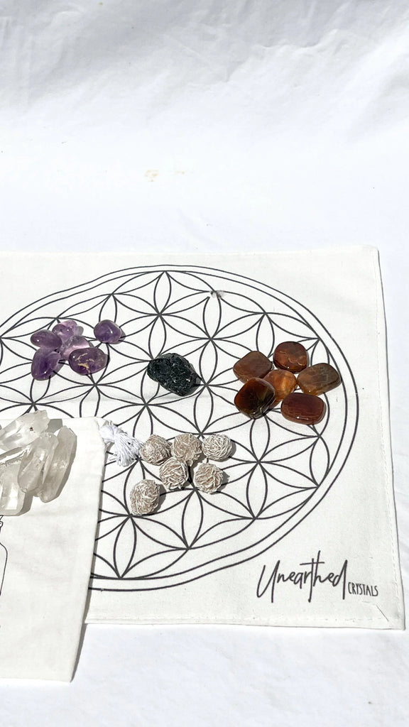 Crystal Gridding Starter Kit | Protection - Unearthed Crystals