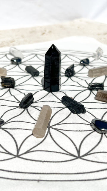 Crystal Gridding Starter Kit | Grounding + Stability - Unearthed Crystals