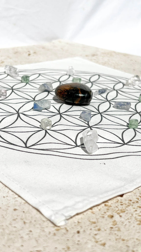 Crystal Gridding Starter Kit | Study + Focus - Unearthed Crystals