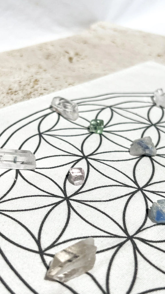 Crystal Gridding Starter Kit | Study + Focus - Unearthed Crystals