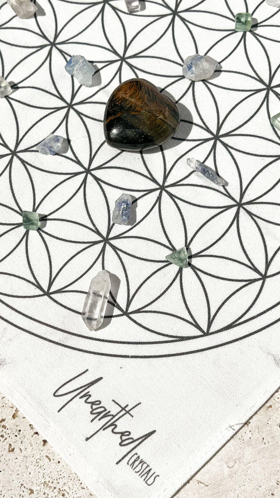 Crystal Gridding Starter Kit | Study + Focus - Unearthed Crystals