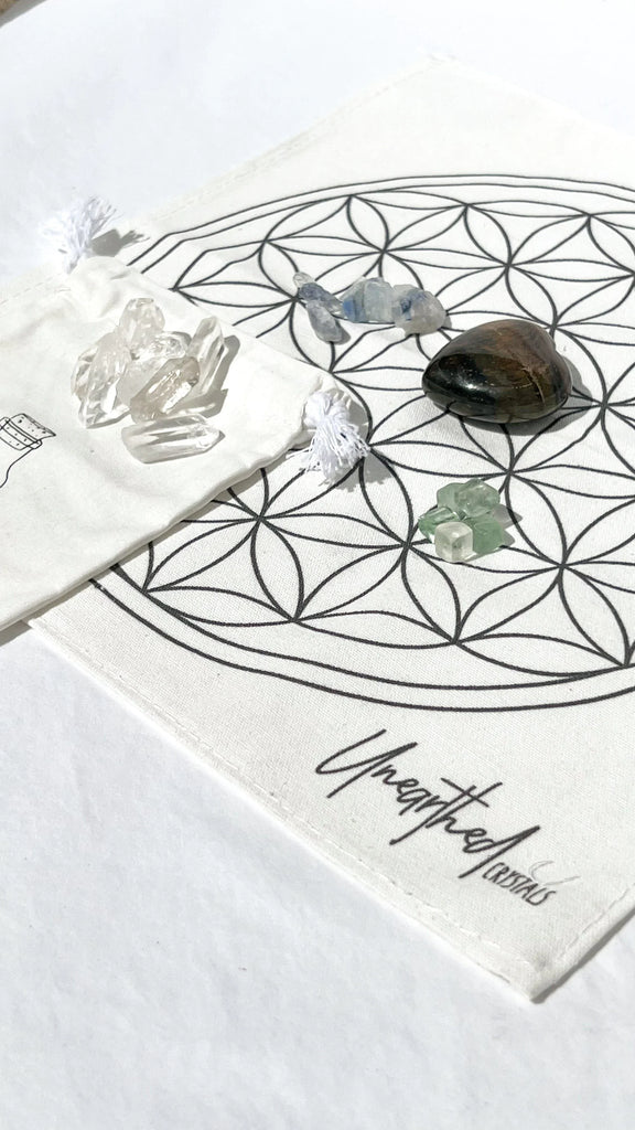 Crystal Gridding Starter Kit | Study + Focus - Unearthed Crystals