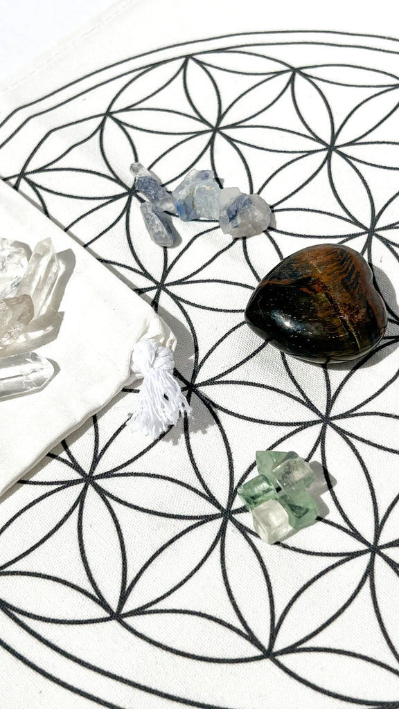 Crystal Gridding Starter Kit | Study + Focus - Unearthed Crystals