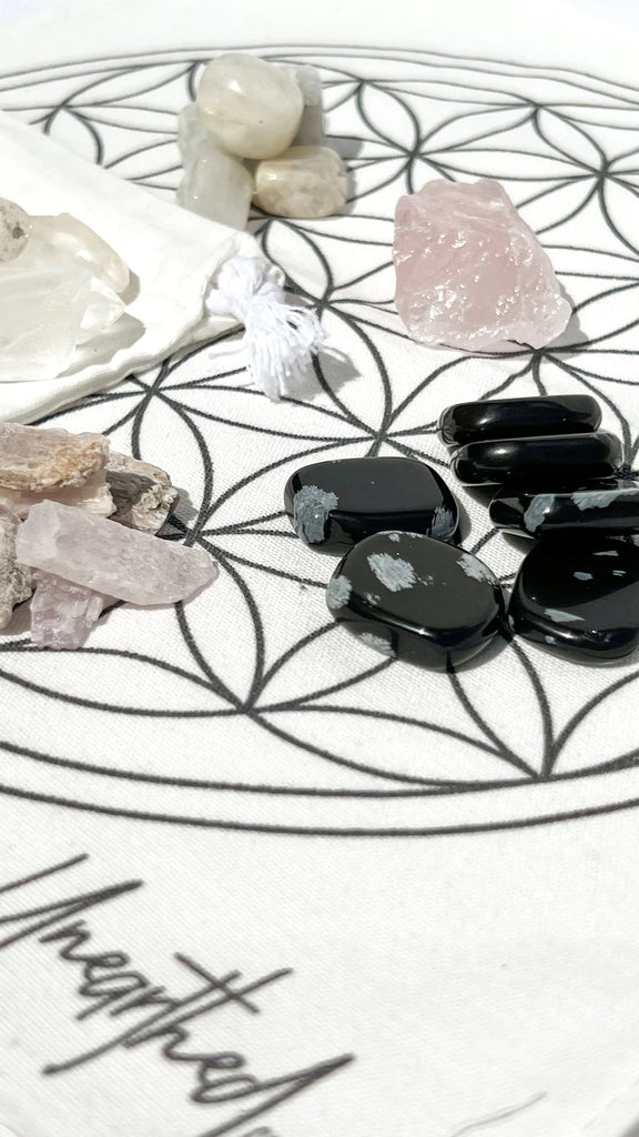 Crystal Gridding Starter Kit | Heart Healing - Unearthed Crystals