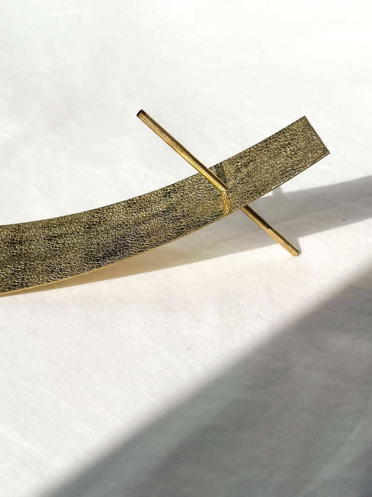 Brass Incense Holder | Antique Hammock - Unearthed Crystals