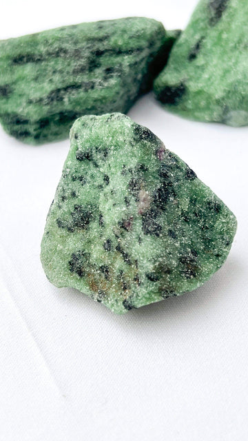 Ruby in Zoisite Rough | Small - Unearthed Crystals