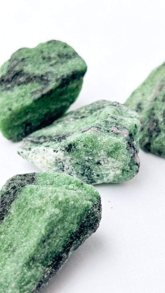 Ruby in Zoisite Rough | Small - Unearthed Crystals