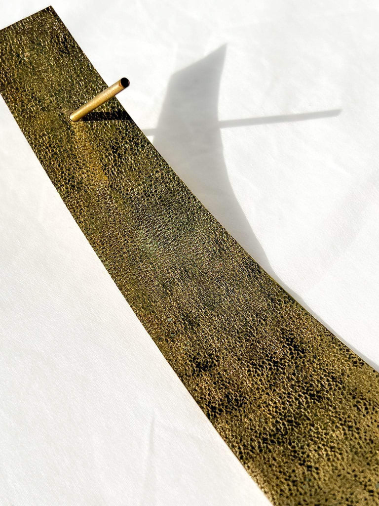 Brass Incense Holder | Antique Hammock - Unearthed Crystals