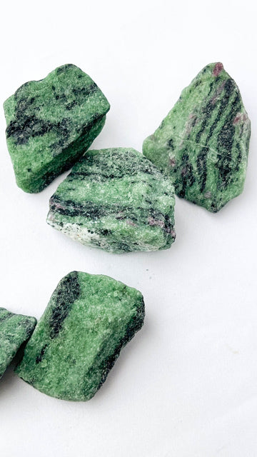 Ruby in Zoisite Rough | Small - Unearthed Crystals