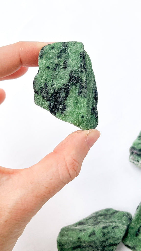 Ruby in Zoisite Rough | Small - Unearthed Crystals