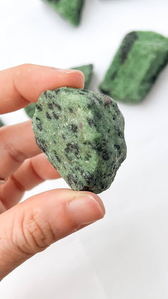 Ruby in Zoisite Rough | Small - Unearthed Crystals