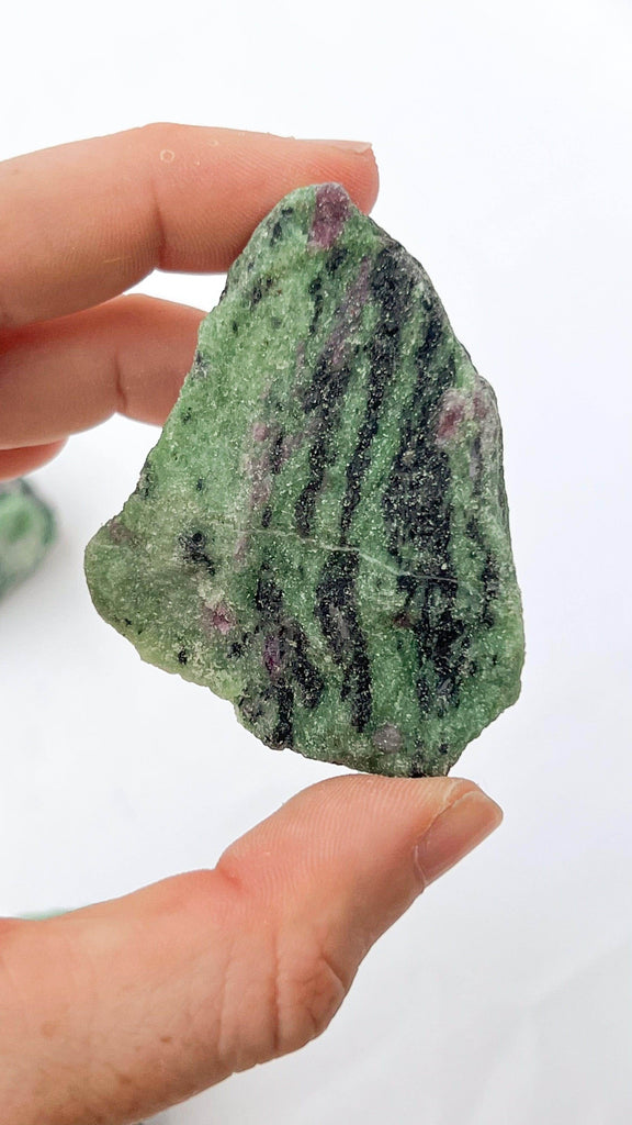 Ruby in Zoisite Rough | Small - Unearthed Crystals