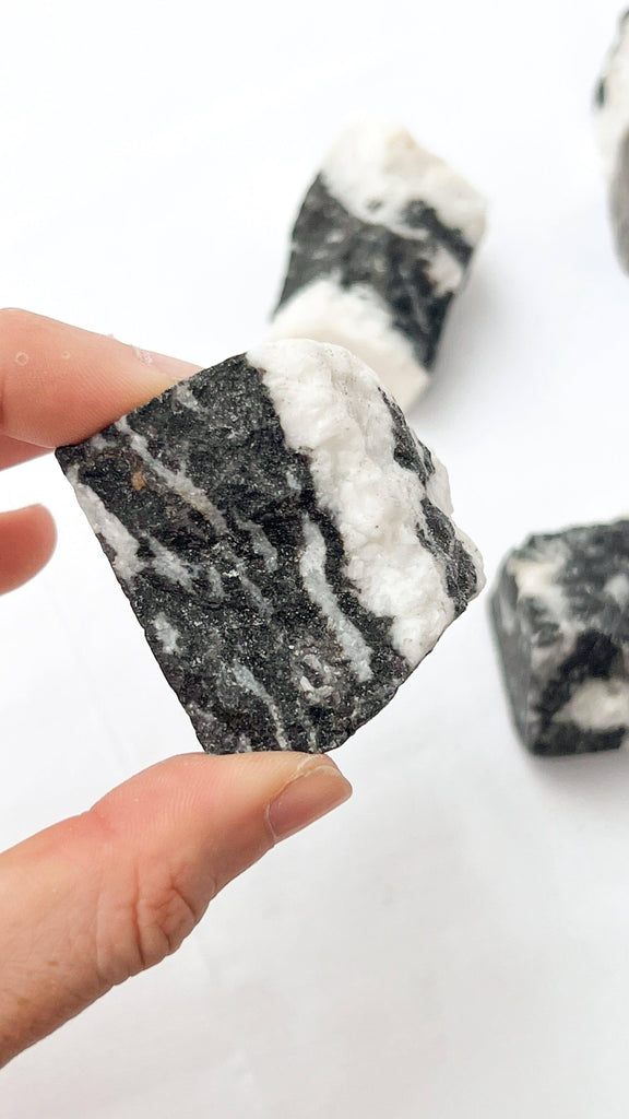 Zebra Jasper Rough | Medium - Unearthed Crystals
