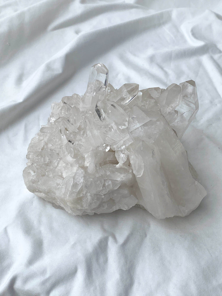 Clear Quartz Cluster - Unearthed Crystals