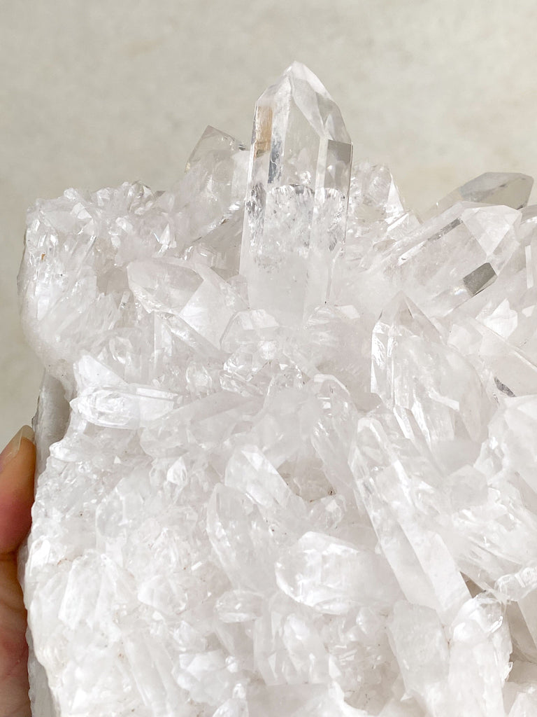 Clear Quartz Cluster - Unearthed Crystals