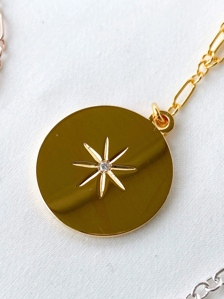 STARBURST Necklace | April | Diamond - Unearthed Crystals