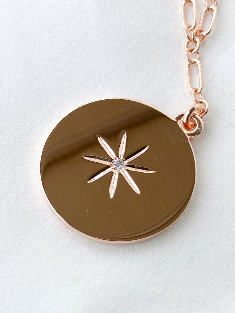 STARBURST Necklace | April | Diamond - Unearthed Crystals