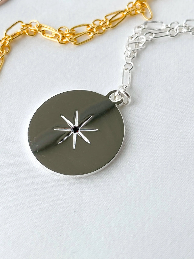 STARBURST Necklace | January | Garnet - Unearthed Crystals