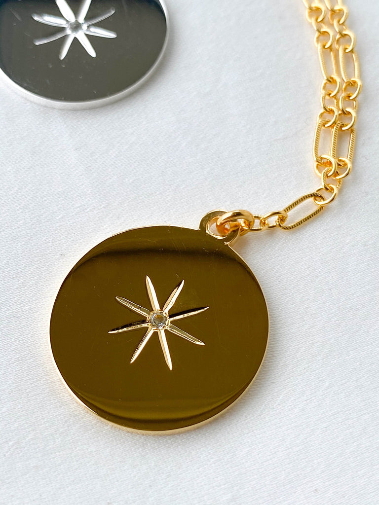 STARBURST Necklace | March | Aquamarine - Unearthed Crystals