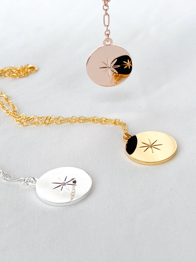 STARBURST Necklace | March | Aquamarine - Unearthed Crystals