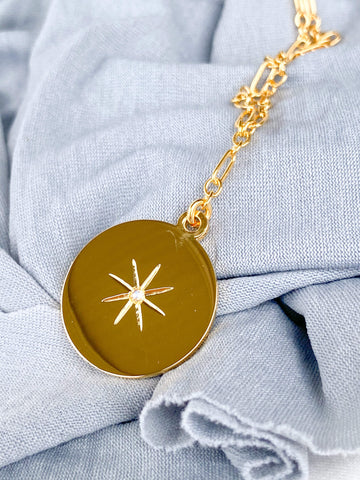 STARBURST Necklace | June | Moonstone - Unearthed Crystals