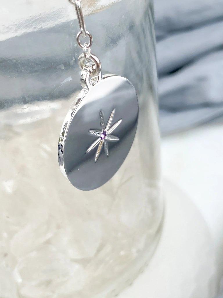 STARBURST Necklace | February | Amethyst - Unearthed Crystals