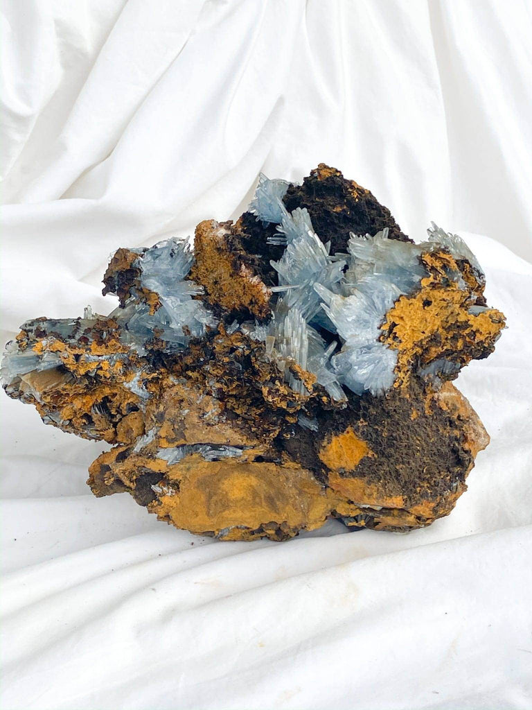 Moroccan Blue Barite Specimen - Unearthed Crystals