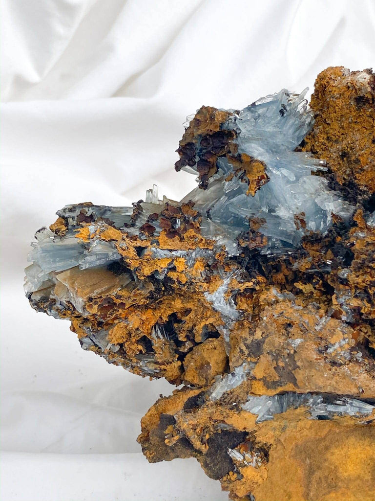 Moroccan Blue Barite Specimen - Unearthed Crystals