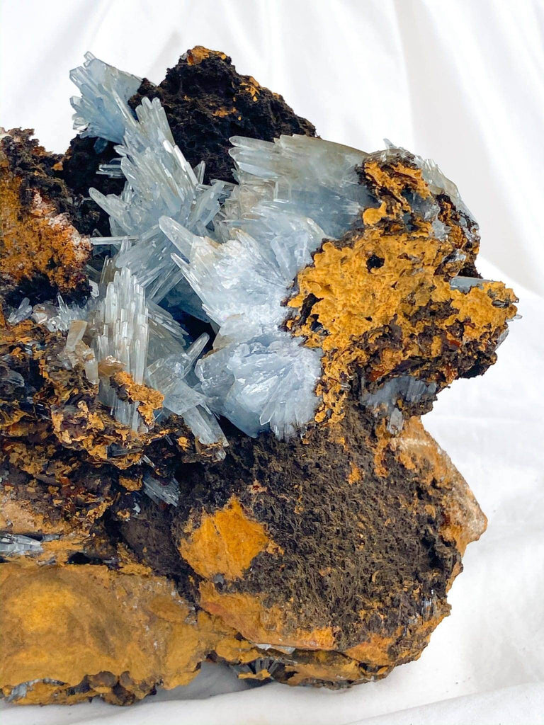 Moroccan Blue Barite Specimen - Unearthed Crystals