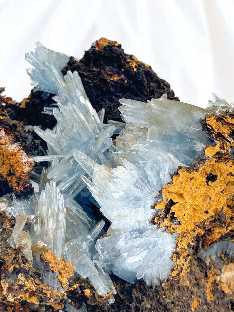 Moroccan Blue Barite Specimen - Unearthed Crystals