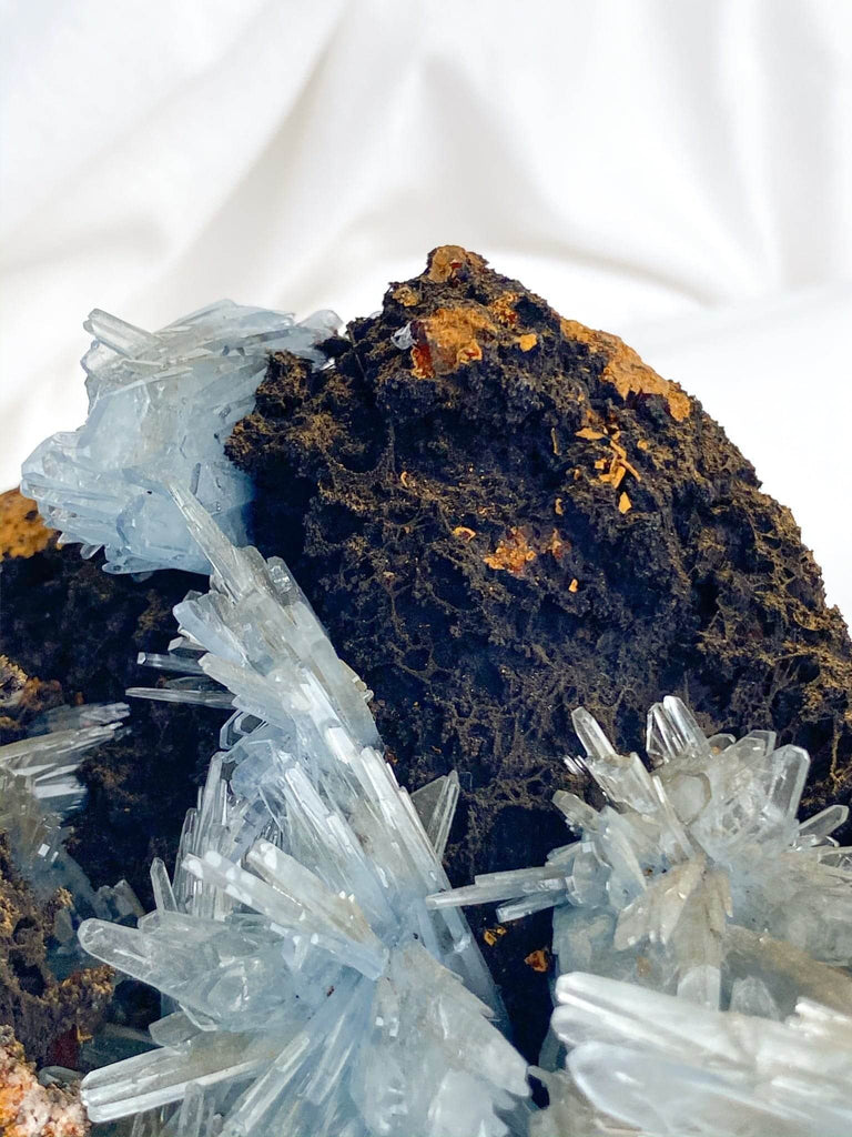 Moroccan Blue Barite Specimen - Unearthed Crystals