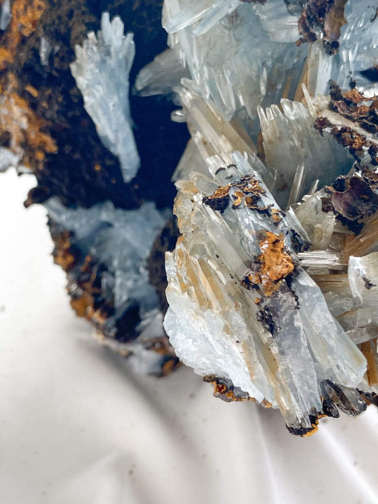 Moroccan Blue Barite Specimen - Unearthed Crystals