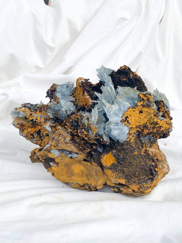 Moroccan Blue Barite Specimen - Unearthed Crystals